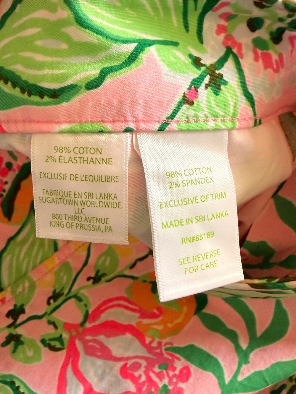 EUC Lilly Pulitzer Stretch Callahan Shorts - Picture 6 of 7